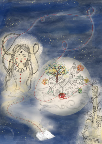 Wir weben Fäden aus der Luft in den Teppich einer Geschichte