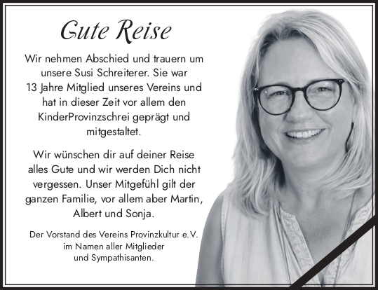 Wir nehmen Abschied